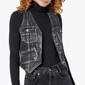 [BLANKNYC] Coated Denim Vest